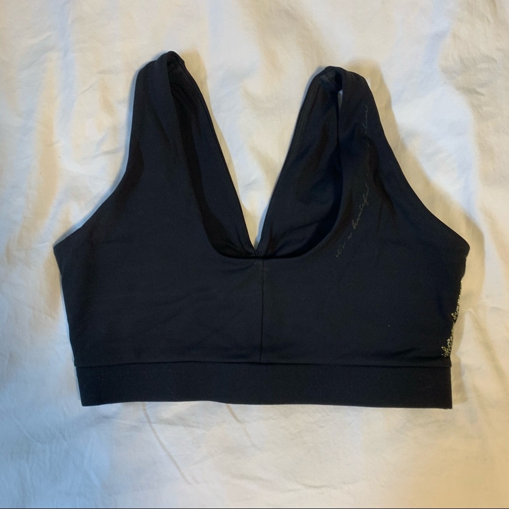 Gymshark Black Sports Bra Whitney Simmons